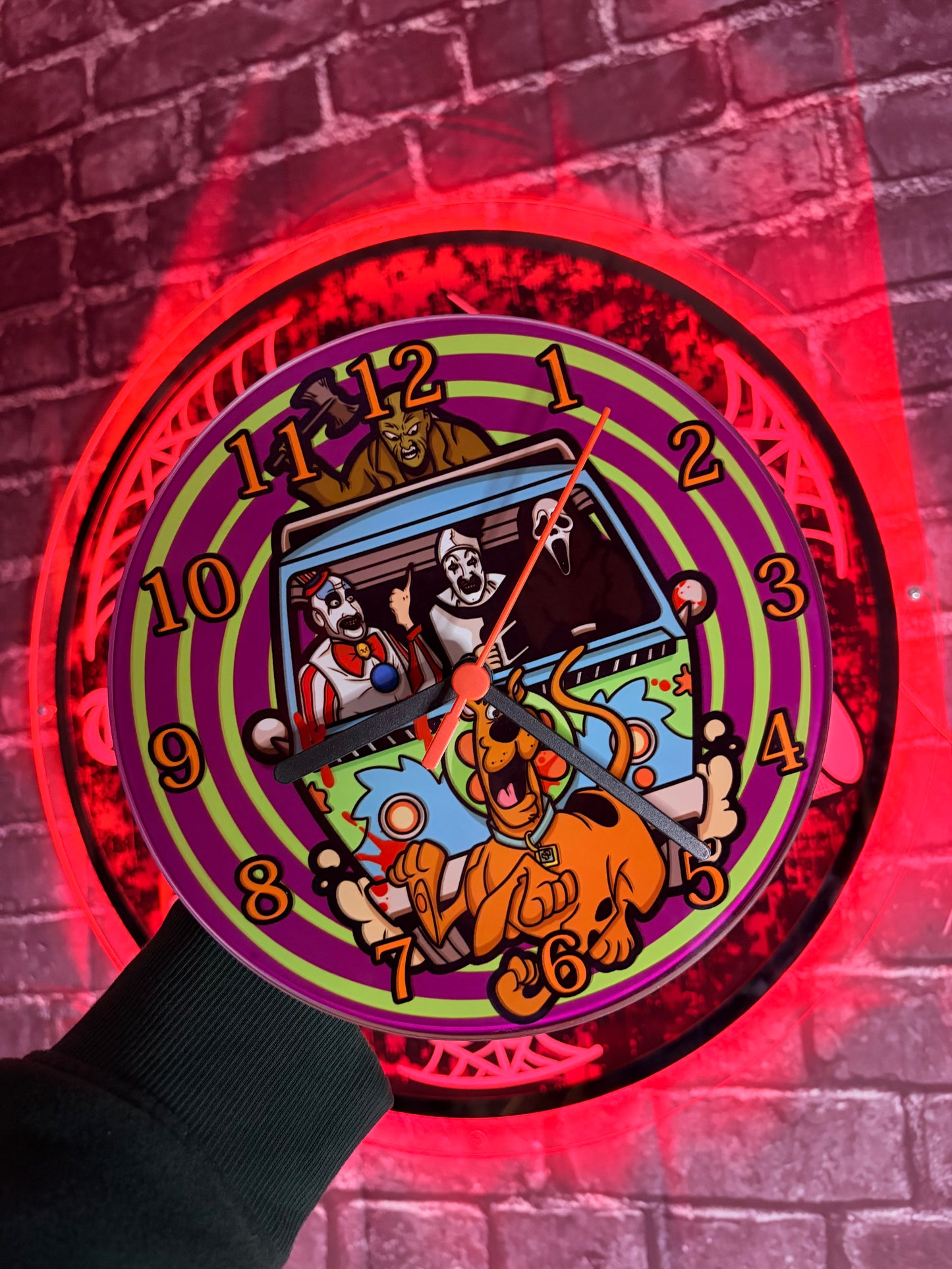 Scoob Horror Gang Clock