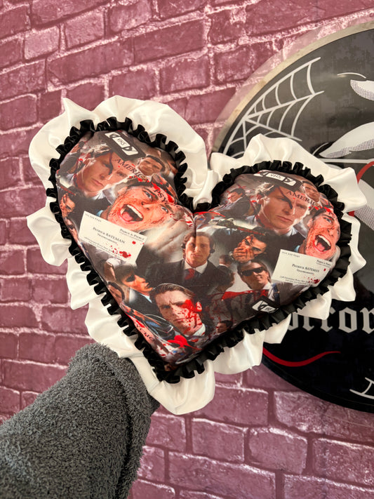 American Businessman Heart Cushion