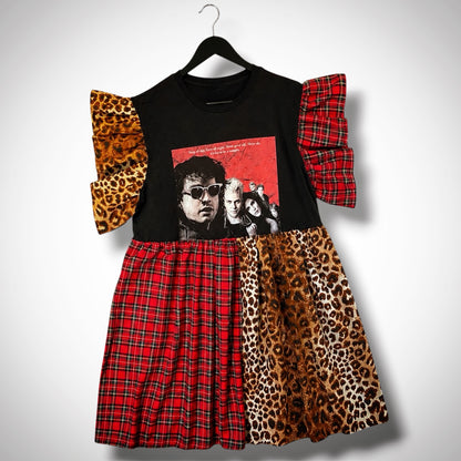 Lost Vampire Tartan/Leopard Dress
