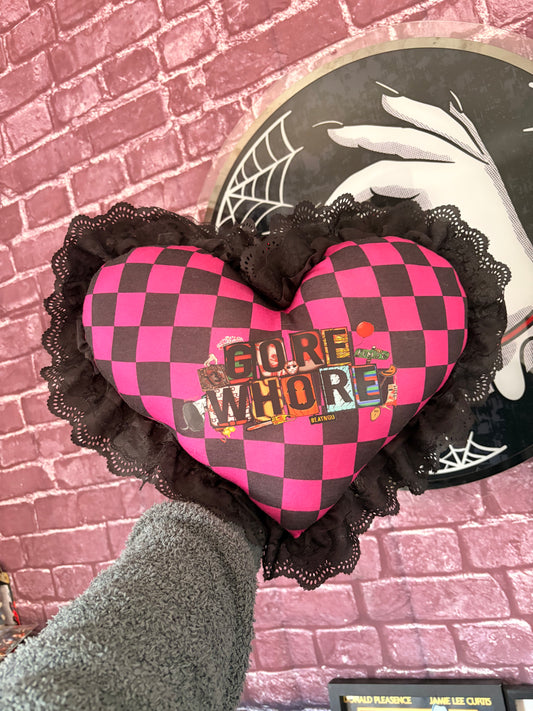 Gore Heart Cushion