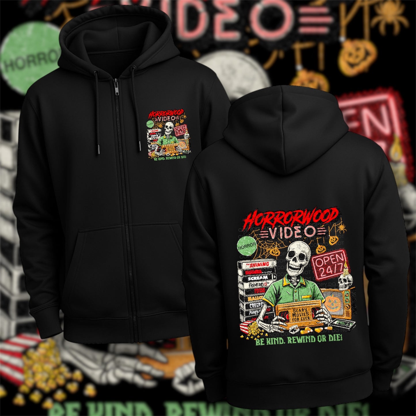 Horror Video Tee/Sweatshirt/Hoodie