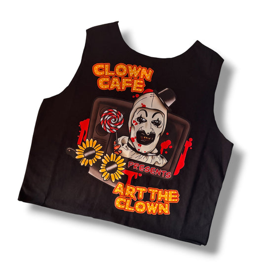 Clown Cafe Crop Vest