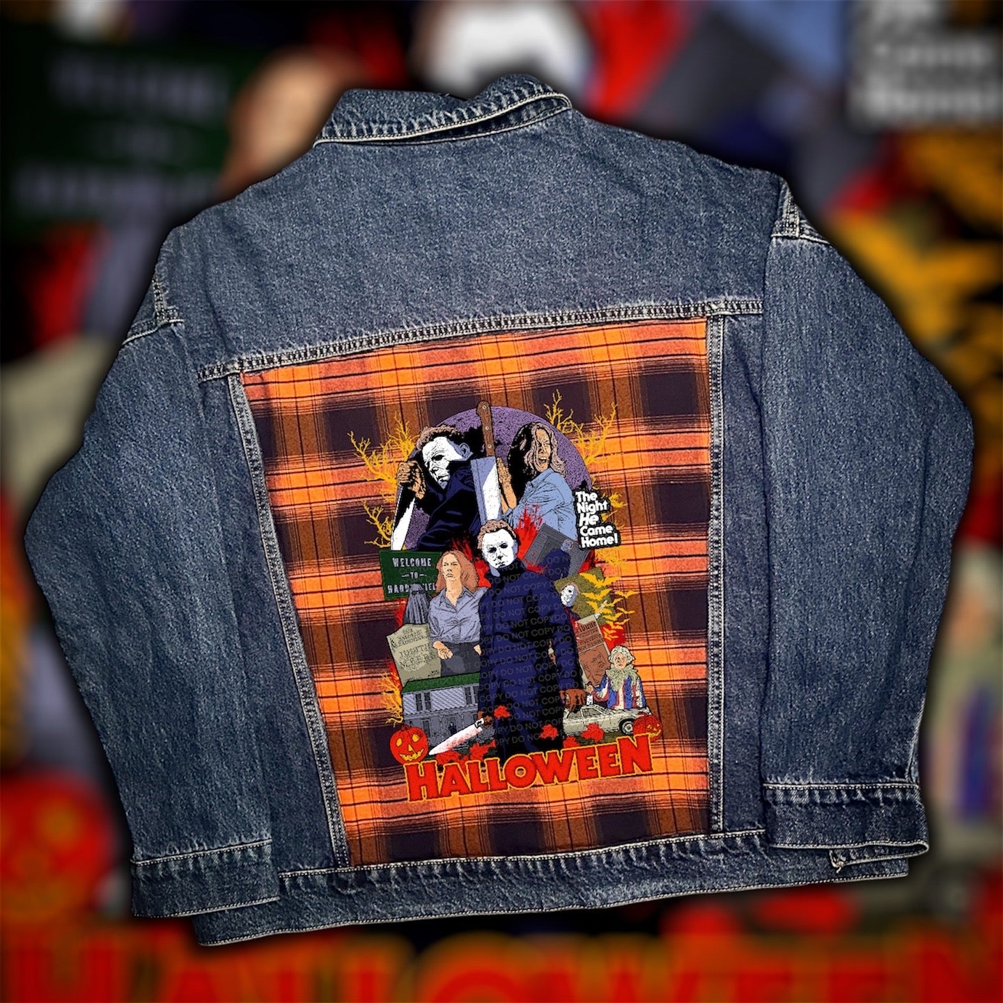 Halloween Denim Jacket