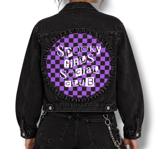 Spooky Girls Denim Jacket